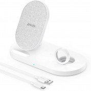 Anker PowerWave Sense 2in1 Stand With Apple Watch Cable Holder (white)