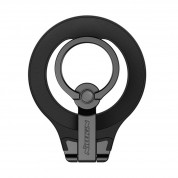 Nillkin SnapGrip Magnetic Ring Holder - универсален магнитен пръстен против изпускане, с поставка, съвместим с MagSafe за iPhone и други смартфони (черен)