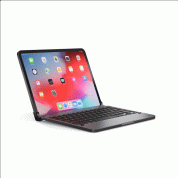 Brydge Pro Aluminium Bluetooth Keyboard QWERTZ - безжична алуминиева клавиатура и поставка за iPad Pro 11 M1 (2021), iPad Pro 11 (2020), iPad Pro 11 (2018) (тъмносив) 1