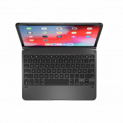 Brydge Pro Aluminium Bluetooth Keyboard QWERTZ - безжична алуминиева клавиатура и поставка за iPad Pro 11 M1 (2021), iPad Pro 11 (2020), iPad Pro 11 (2018) (тъмносив)