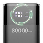 Dudao K8Max Power Bank With LCD 30000 mAh 4A - външна батерия с четери USB-A и технология за бързо зареждане (бял) 16