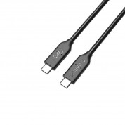 Orico USB4 USB-C to USB-C Cable, 8K, 100W, 40Gbps (30 cm) (black) 1