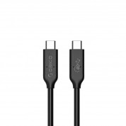 Orico USB4 USB-C to USB-C Cable, 8K, 100W, 40Gbps - здрав USB4 кабел за устройства с USB-C порт (30 см) (черен)