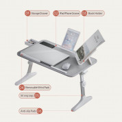 Orico Laptop Desk (LRZ-64-GY) - ергономична поставка за MacBook или лаптоп, таблет и телефон (сив) 13