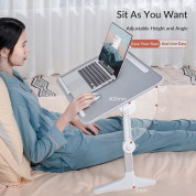 Orico Laptop Desk - ерногномична поставка за MacBook или лаптоп, таблет и телефон (сив) 7