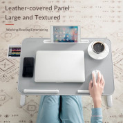 Orico Laptop Desk - ерногномична поставка за MacBook или лаптоп, таблет и телефон (сив) 12