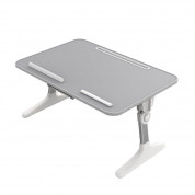 Orico Laptop Desk - ерногномична поставка за MacBook или лаптоп, таблет и телефон (сив)