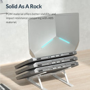 Orico Portable ABS Folding Laptop Stand - преносима сгъваема поставка за MacBook и лаптопи до 16 инча (бял) 6