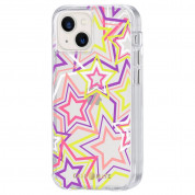 CaseMate Tough Print Case for iPhone 13 mini, iPhone 12 mini (neon stars) 2