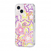 CaseMate Tough Print Case for iPhone 13 (neon stars) 2