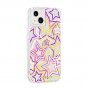CaseMate Tough Print Case for iPhone 13 (neon stars) 1