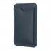 CaseMate MagSafe Card Holder - кожен портфейл (джоб) за прикрепяне към iPhone с MagSafe (тъмносин) 4