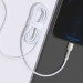 Baseus Cafule Metal Series USB Lightning Cable (CALJK-B02) - Lightning USB кабел за Apple устройства с Lightning порт (200 см) (бял-сребрист) 6