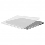 CaseMate Hardshell Case - предпазен поликарбонатов кейс и силиконов протектор на клавиатурата за MacBook Pro 16 M1 (2021) (прозрачен- мат) 4