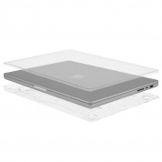CaseMate Hardshell Case - предпазен поликарбонатов кейс и силиконов протектор на клавиатурата за MacBook Pro 16 M1 (2021) (прозрачен- мат) 1
