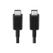 Samsung USB-C to USB-C Cable 100W (5A) EP-DN975BB - кабел за устройства с USB-C порт (100 см) (черен) (bulk) 2