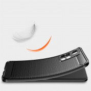 Tech-Protect Carbon Flexible TPU Case  - тънък силиконов (TPU) калъф за Xiaomi Redmi Note 11S 5G, Xiaomi Poco M4 Pro 5G (черен) 3