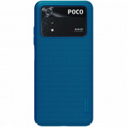 Nillkin Super Frosted Shield Case for Xiaomi Poco M4 Pro (blue) 4