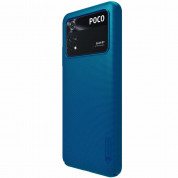 Nillkin Super Frosted Shield Case - поликарбонатов кейс за Xiaomi Poco M4 Pro (син) 1