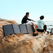 Choetech Foldable Photovoltaic Solar Panel Quick Charge PD 120W - сгъваем соларен панел зареждащ директно вашето устройство от слънцето с DC порт, двва 2xUSB-A и USB-C портове (черен) 13