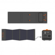 Choetech Foldable Photovoltaic Solar Panel Quick Charge PD 120W - сгъваем соларен панел зареждащ директно вашето устройство от слънцето с DC порт, двва 2xUSB-A и USB-C портове (черен) 5