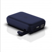 Uniq Hyde Air Powerbank 18W Wireless Charger 10000mAh - преносима външна батерия с USB-C порт, USB-A изход и безжично зареждане (син) 3