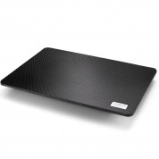 DeepCool N1 Laptop Cooler Pad 18 cm Fan - охлаждаща ергономична поставка за Mac и преносими компютри (черен)