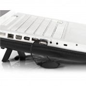 DeepCool N1 Laptop Cooler Pad 18 cm Fan - охлаждаща ергономична поставка за Mac и преносими компютри (черен) 9