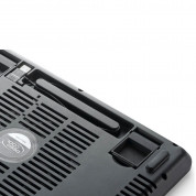 DeepCool N17 Laptop Cooler Pad 14 cm Fan - охлаждаща ергономична поставка за Mac и преносими компютри (черен) 8