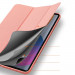 DUX DUCIS Domo Tablet Case - полиуретанов кейс с поставка и отделение за Apple Pencil 2 за iPad Pro 12.9 M1 (2021) (розов) 11