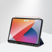 DUX DUCIS Domo Tablet Case - полиуретанов кейс с поставка и отделение за Apple Pencil 2 за iPad Pro 12.9 M1 (2021) (син) 10