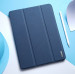 DUX DUCIS Domo Tablet Case - полиуретанов кейс с поставка и отделение за Apple Pencil 2 за iPad Pro 12.9 M1 (2021) (син) 17