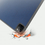 DUX DUCIS Domo Tablet Case - полиуретанов кейс с поставка и отделение за Apple Pencil 2 за iPad Pro 12.9 M1 (2021) (син) 8
