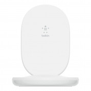 Belkin Boost Charge Wireless Charging Stand 15W - поставка (пад) за безжично захранване за QI съвместими устройства (бял)