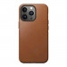 Nomad Modern Leather MagSafe Case - кожен (естествена кожа) кейс с MagSafe за iPhone 13 Pro (светлокафяв) 1