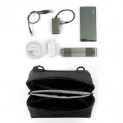 4smarts Travel Set With Carrying Case - комплект външна батерия, захранване, кабел, USB-C хъб, поставка за лаптоп и LED лампа (черен)