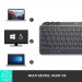 Logitech MX Keys Mini Wireless Illuminated US Keyboard - безжична клавиатура с подсветка за Mac (тъмносив) 8