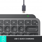 Logitech MX Keys Mini Wireless Illuminated US Keyboard - безжична клавиатура с подсветка за Mac (тъмносив) 8