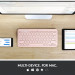 Logitech K380 for Mac Multi-Device Bluetooth Keyboard International - безжична клавиатура за Mac (розов) 3