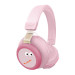 Gjby CA-030 Dinosaur BT Wireless On-Ear Headphones - безжични блутут слушалки, подходящи за деца (розов) 1