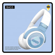 Gjby CA-032 BT Kids Wireless On-Ear Headphones (white) 1