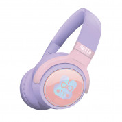 Gjby CA-032 BT Kids Wireless On-Ear Headphones - безжични блутут слушалки, подходящи за деца (лилав)