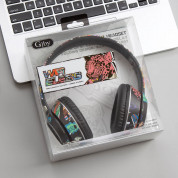Gjby CA-036 BT Wireless Over-Ear Headphones - безжични блутут слушалки с микрофон за мобилни устройства (черен) 14