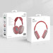 Gjby P9 BT Wireless Over-Ear Headphones - безжични блутут слушалки с микрофон за мобилни устройства (червен) 2