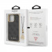 Guess 4G Charms Collection Hard Case - дизайнерски кожен кейс за iPhone 13 Pro (сив) 6