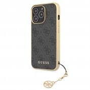 Guess 4G Charms Collection Hard Case for iPhone 13 Pro (gray)