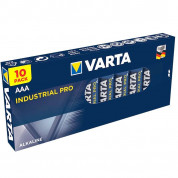 Varta Industrial Pro AAA - комплект 10 броя устойчиви алкални батерии