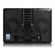 DeepCool U Pal Laptop Cooling Stand 14 cm Fans - охлаждаща ергономична поставка за Mac и преносими компютри (черен) 2