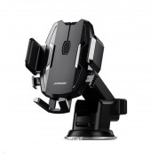 Joyroom Spider Stable Car Phone Dashboard Holder - универсална разтягаща се поставка за таблото на кола за смартфони с ширина от 60 до 87 мм (черен)