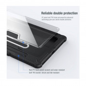 Nillkin Bumper PRO Protective Stand Case - удароустойчив хибриден кейс за Samsung Galaxy Tab S8 Plus, Galaxy Tab S7 Plus (тъмносин) 7